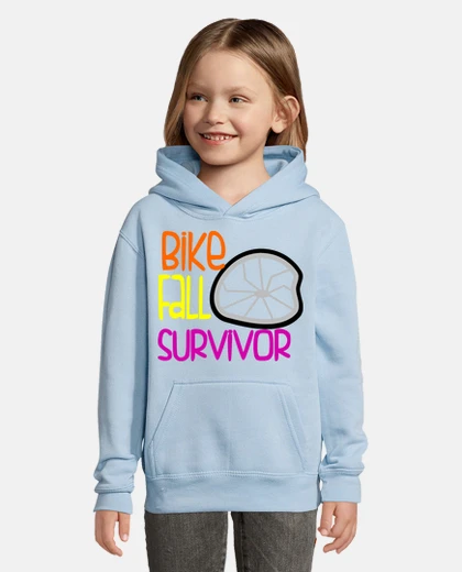Kids Bike Fall Survivor Funny Bike Lover