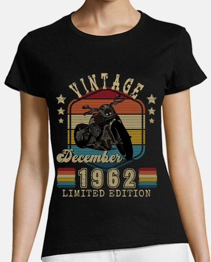 Playera bike vintage december 1962 edition