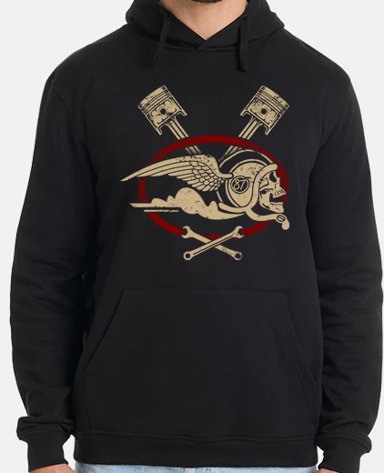 Hoodie biker