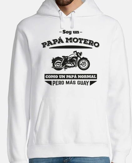 Hoodie biker dad