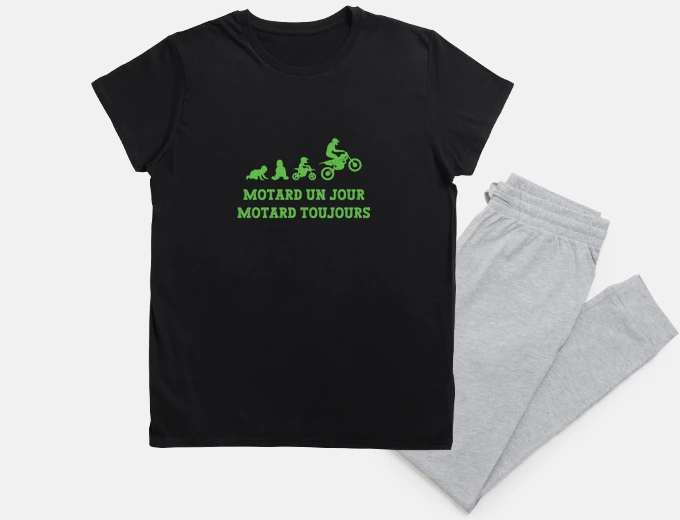Pyjama biker one day