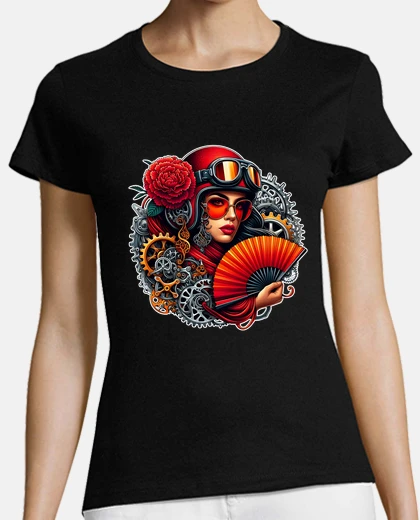 T-shirt biker spain two