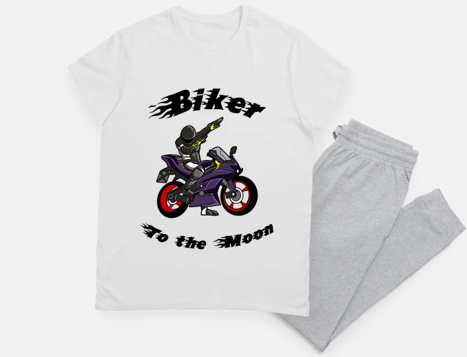 Pyjama biker to the moon cool gifts