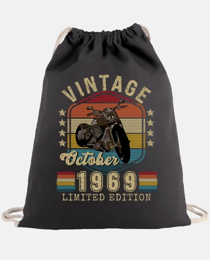 Bag biker vintage october 1969 edition