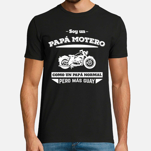 biker dad, like a regular dad but cooler, fathers day