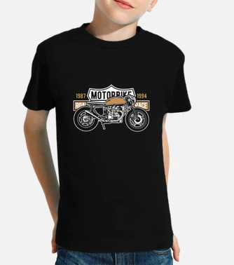 Biker shirt kids t shirt tostadora