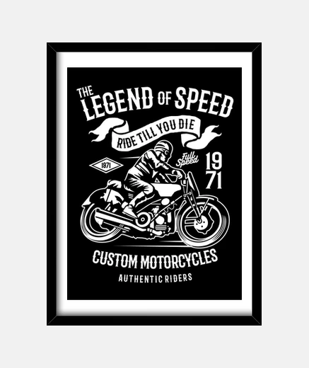 Cadre bikers frame 1971 motos custom motos rockers motos vintage motos années 70