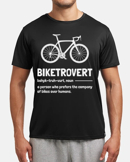T-shirt Biketrovert Bicycle Funny Cycling