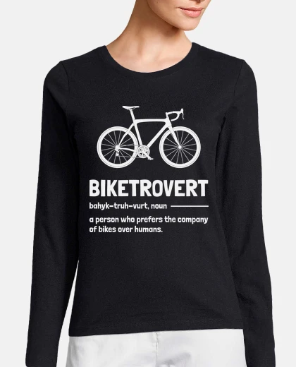 Playera biketrovert bicycle funny cycling
