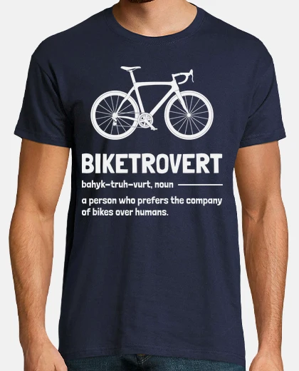 T-shirt Biketrovert Bicycle Funny Cycling