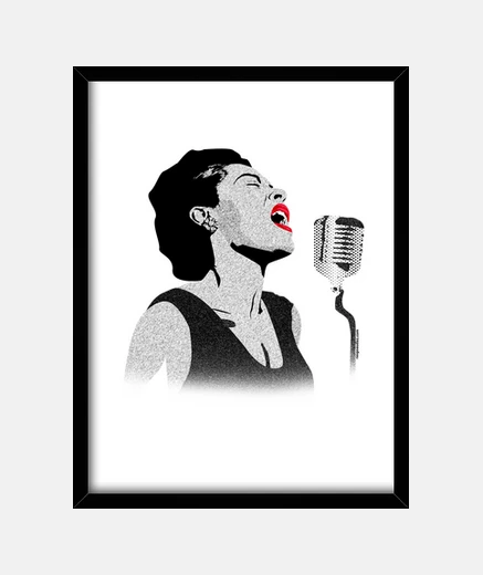 Framed billie holiday 2