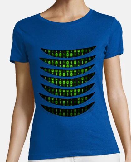 T-shirt binario code inside
