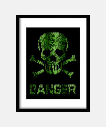 Framed binary danger alert