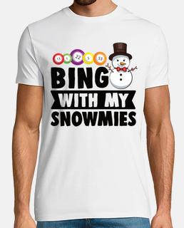bingo with my snowmies funny snowman