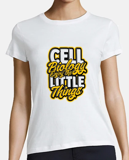 Playera biología celular disfruta de las pequeñ