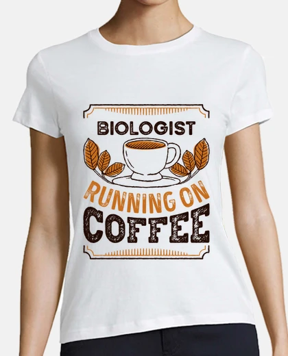 Tee-shirt biologiste en cours d39exécution sur la