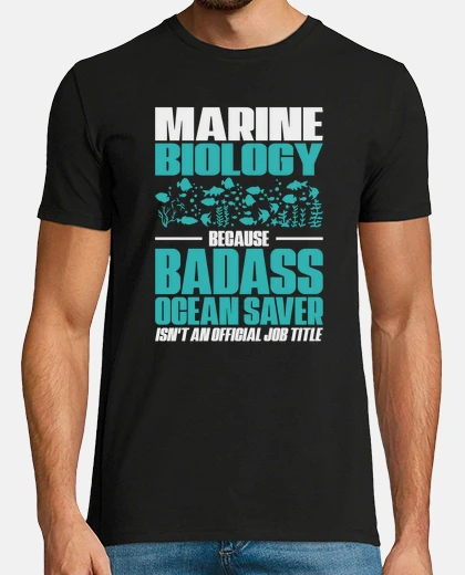 T-shirt biologo marino animali oceanici vita marina