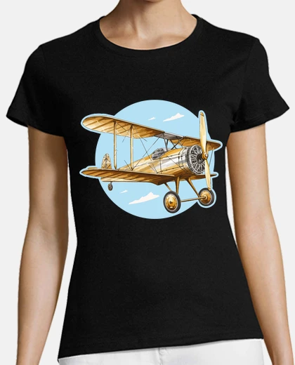 Tee-shirt biplan avion aviateur waco