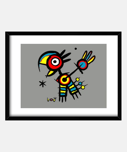 Framed bird frame