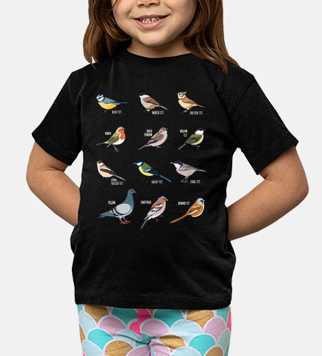 Kids Bird watching robin sparrow tits pigeon
