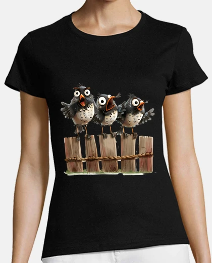 Playera birds garden