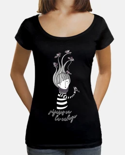 birds in the head - black and white dra