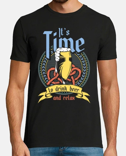 T-shirt birra birrai stile vintage birreria celebrazione amicizia