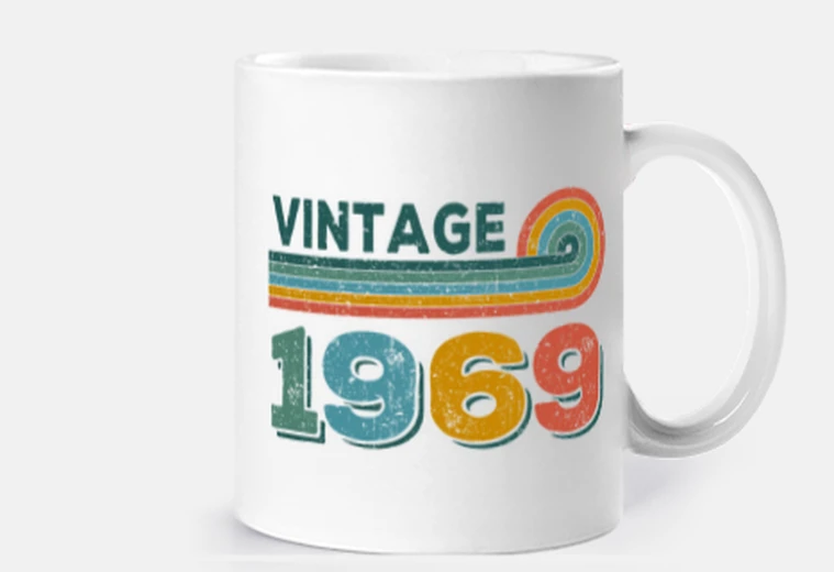 Cup birthday 1969 - vintage 1969
