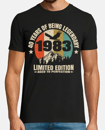Playera birthday 1983 - 40 years