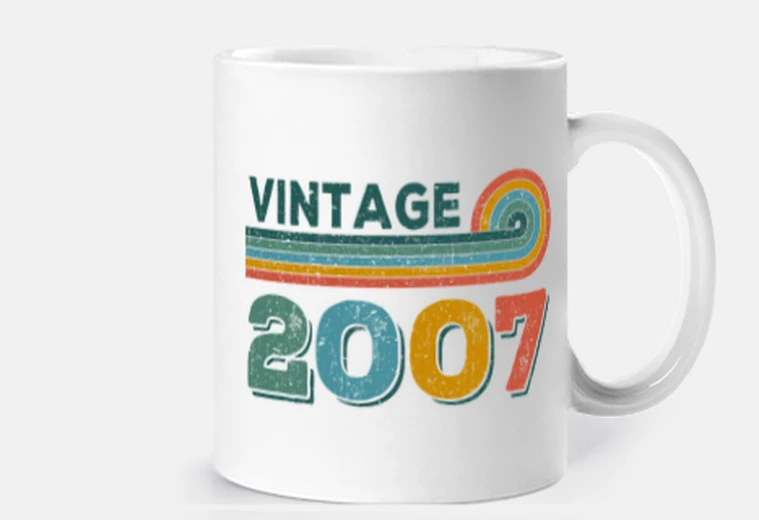 Cup birthday 2007 - vintage 2007