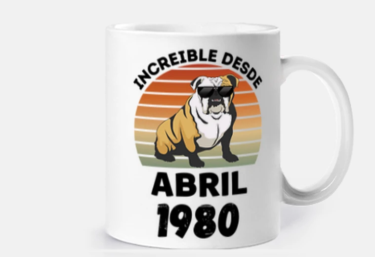 Cup birthday dog
