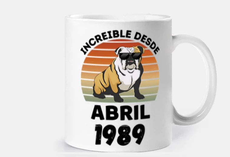 Cup birthday dog