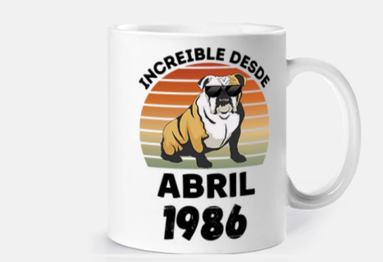 Cup birthday dog