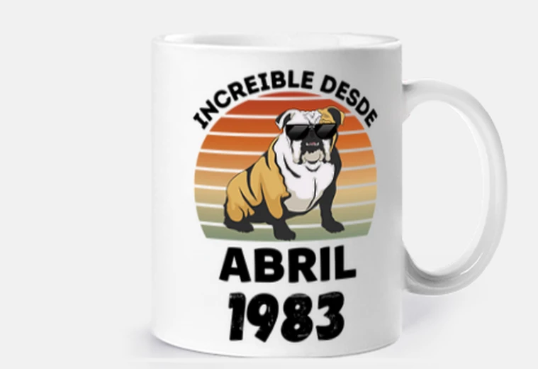 Cup birthday dog