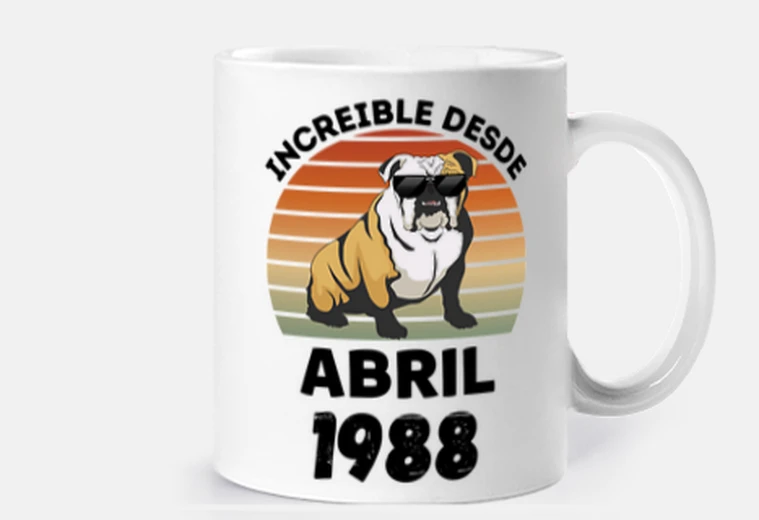 Cup birthday dog