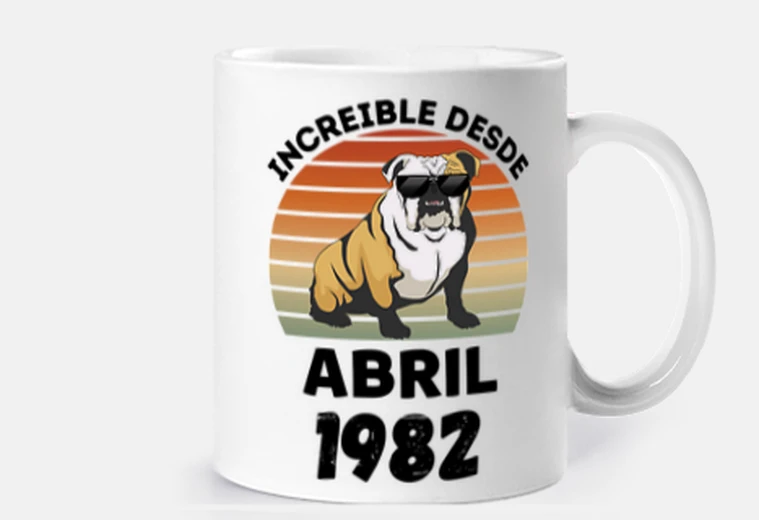 Cup birthday dog