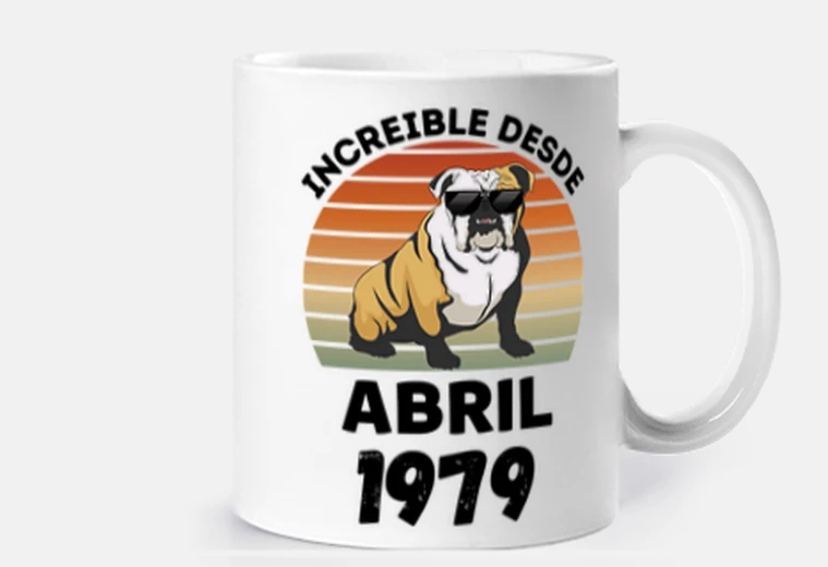 Cup birthday dog