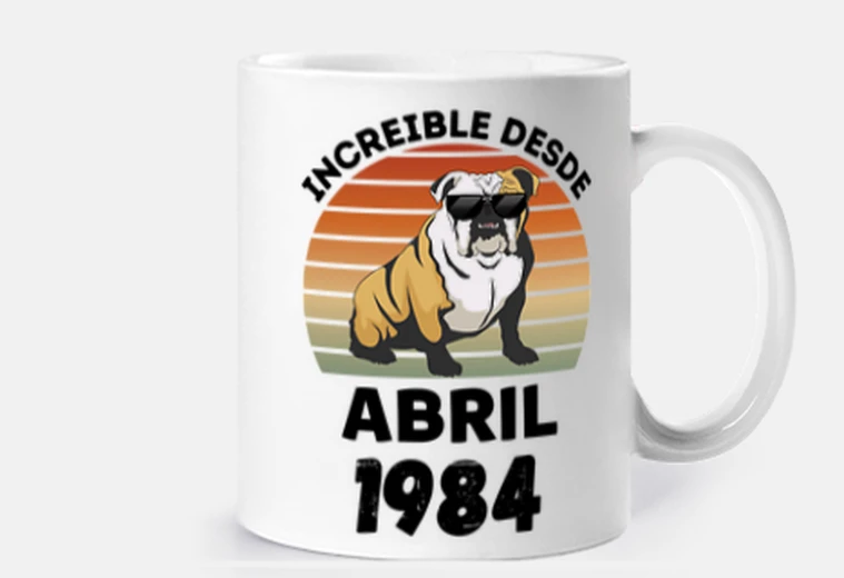 Cup birthday dog