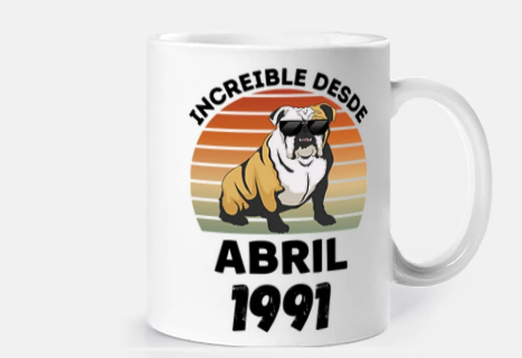 Cup birthday dog
