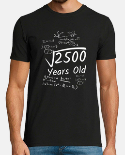 birthday 50 square root of 2500