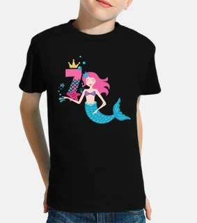 Birthday Party 7 Years Girl Mermaid