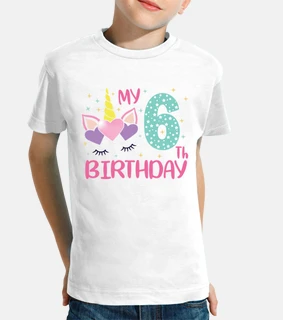 birthday years 6 years Unicorn