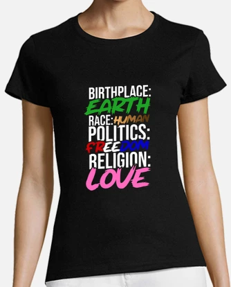 birthplace earth race human shirt