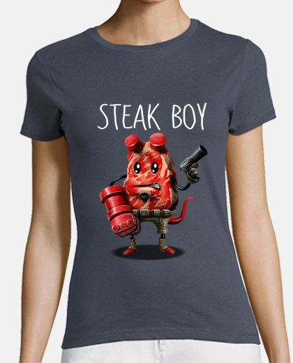 T-shirt bistecca ragazzo