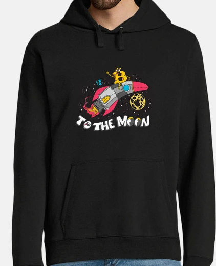 Sudadera Bitcoin a la Luna