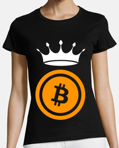 Tee-shirt Bitcoin King   crypto Currency
