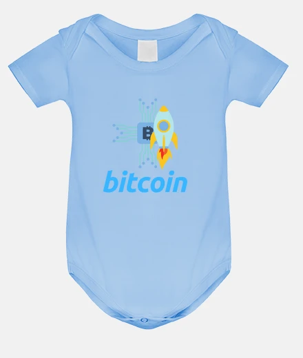Kids Bitcoin To The Moon Rocket Funny Chain