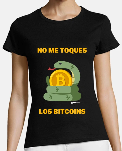 Playera Bitcoins Partido Libertario - Mujer Negro