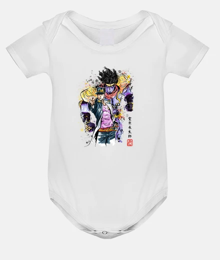 Kids bizarre adventure watercolor