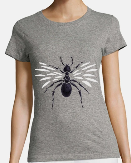 Tee-shirt bizarre vol abstrait fourmi